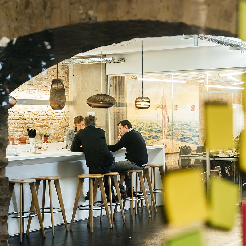 Community Space on the Ground Floor at Factory Berlin