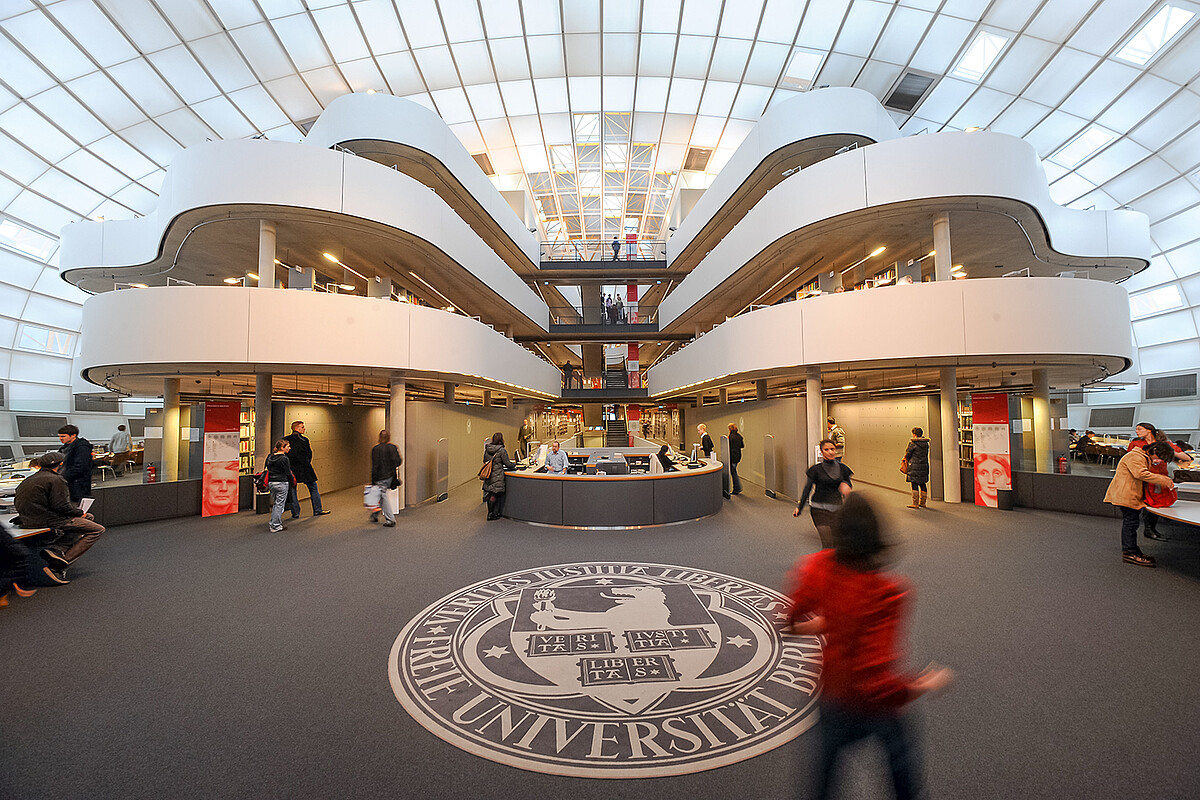 The inside of the “Berlin Brain” - Berlin University’s new library.