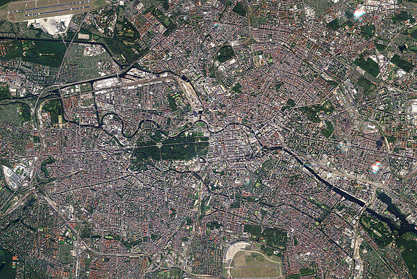 Berlin, Photo, Satellite, City, Space