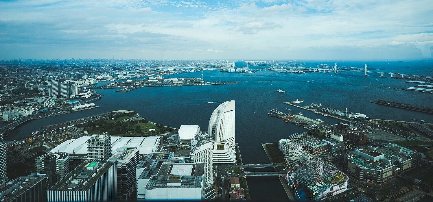 bird's eye view Yokohama