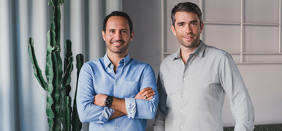 Urban Sports Club founders Moritz Kreppel and Benjamin Roth.