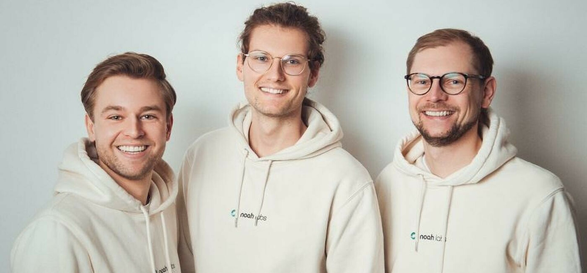 The Noah Lab founders: Leonhard Riehle (CMO), Marcus Hott (CTO), Oliver Weiss (CEO)